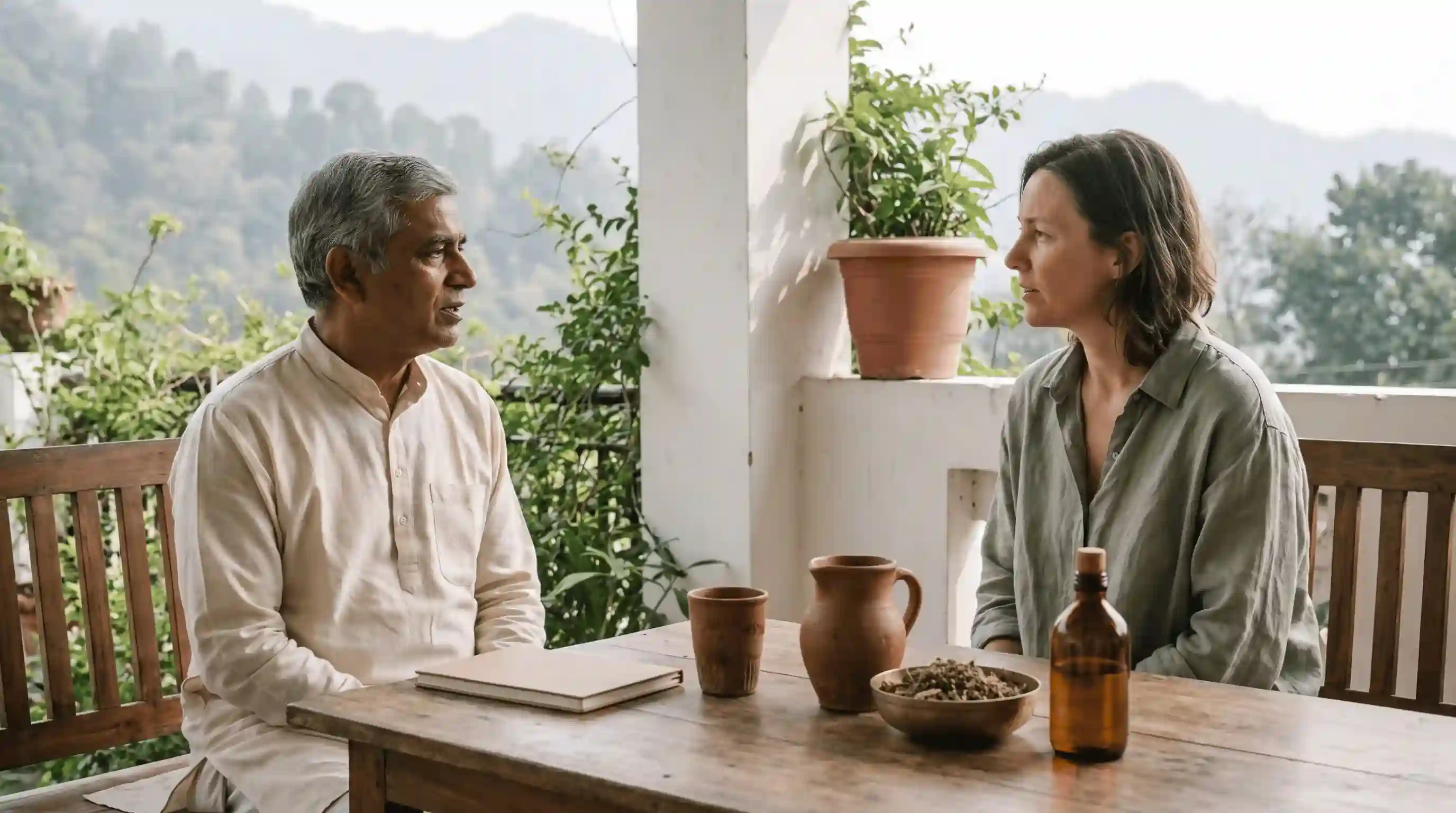 Ayurveda-informed suitability conversation for a Panchakarma retreat in Rishikesh